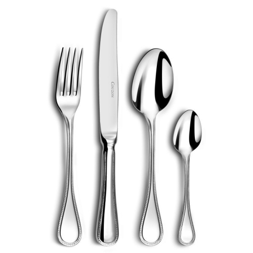 Ménagère Perles de COUZON 49 pièces en métal argenté